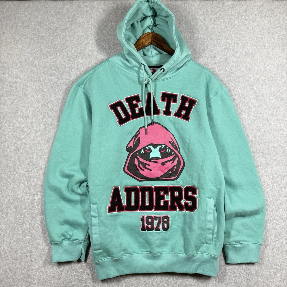 Mishka Hoodie Mens Large Death Adders 1978 Graphic Print Embroidered MNWKA